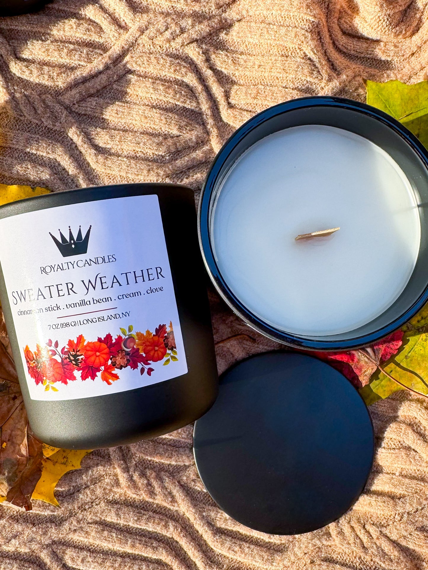 Sweater Weather Wood Wick Candle