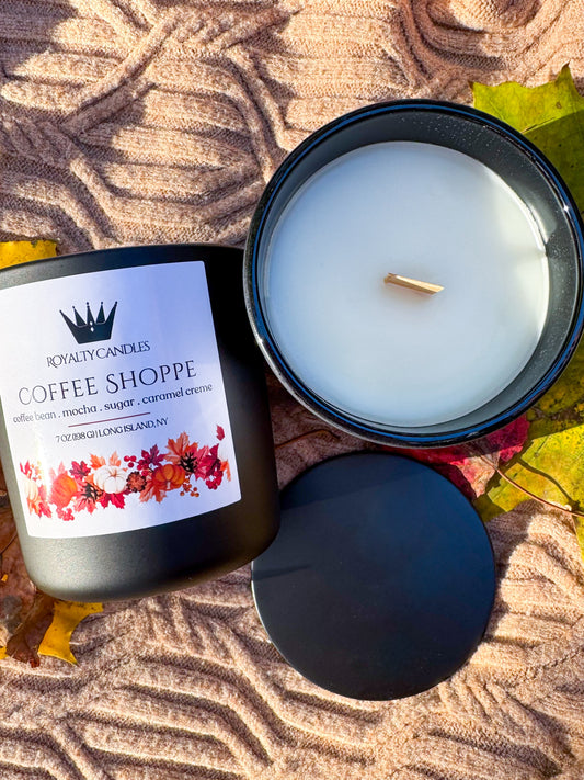 Coffee Shoppe Wood Wick Candle