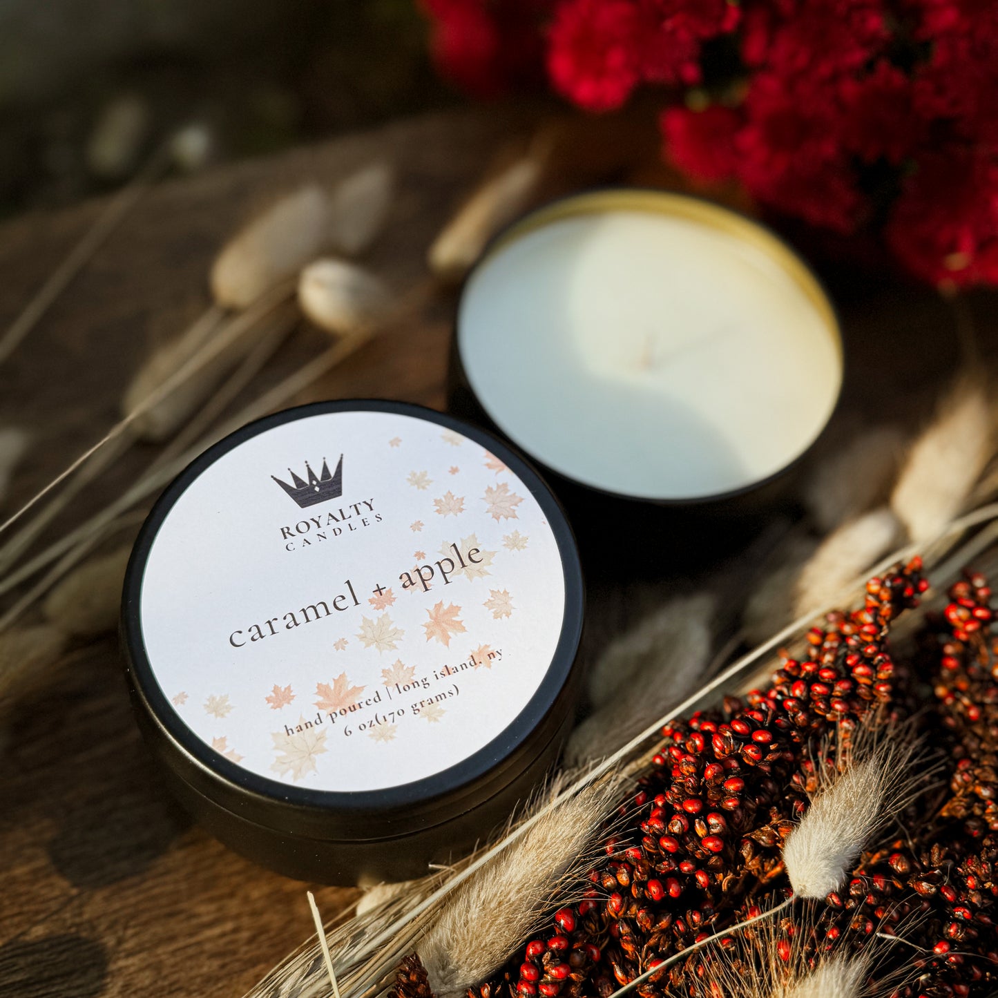 Caramel + Apple Fall Candle