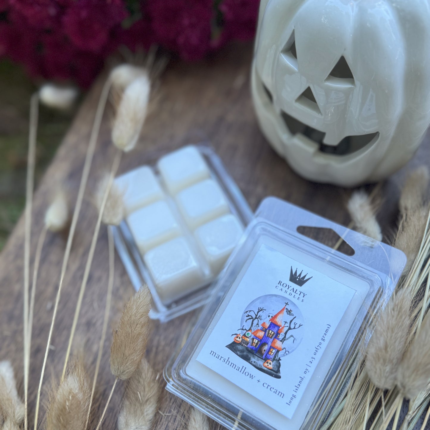 Marshmallow + Cream Halloween Wax Melt